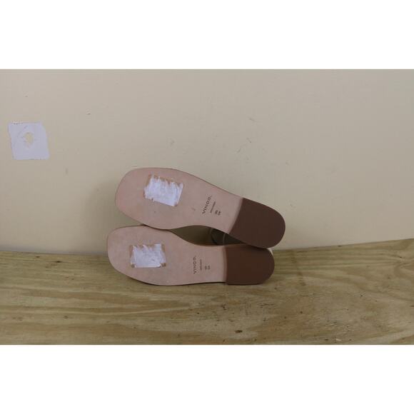 New Vince Sandals Womens 8M Colorblock Leather Martina Ankle Strap Shoes